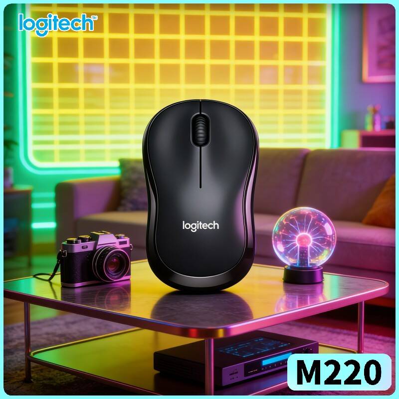 Laptop Electronics Accessories - Mouse Sem Fio Silencioso Logitech M220,