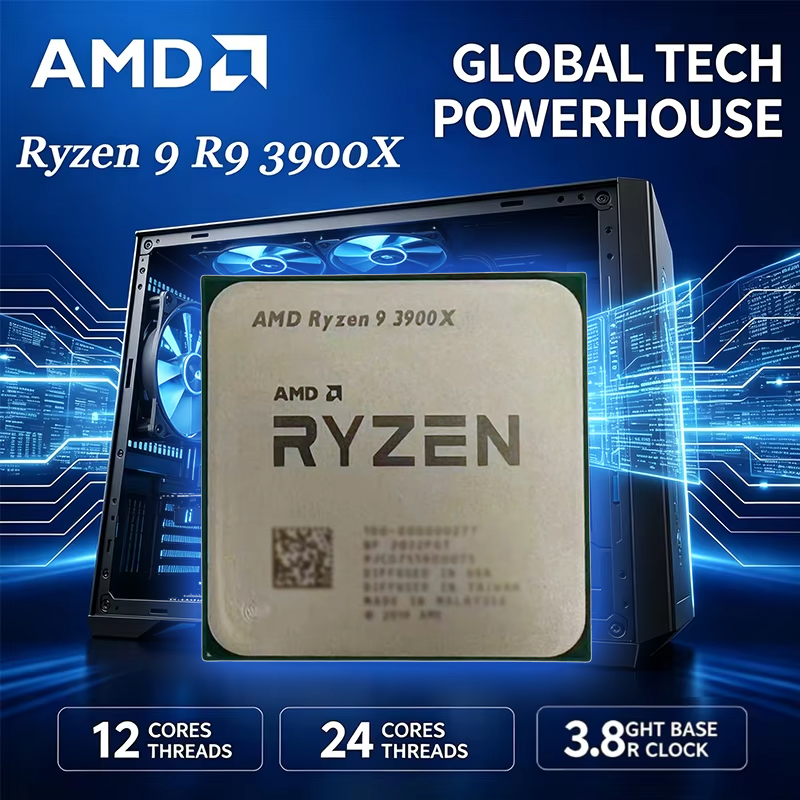 Amd Cpu Ryzen 9 - Processador AMD Ryzen 9 R9 3900X