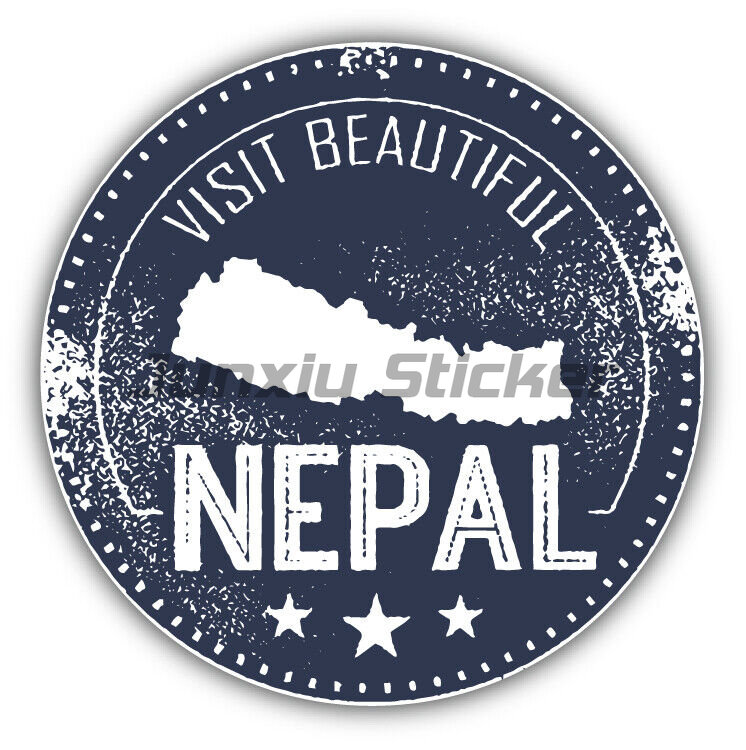 Laptop Accessories Nepal - Adesivo de Vinil PVC Decorativo Bandeira