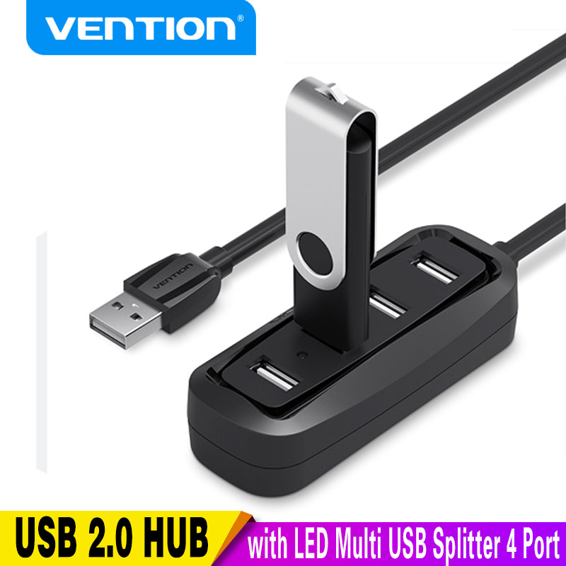 Laptop Accessories Macbook - Vention USB 2.0 HUB 4 portas
