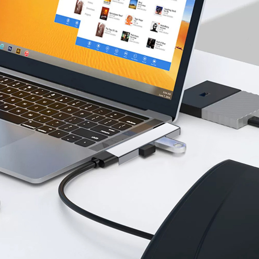 Hub USB 3.0 3 em 1 com 3 Porta - Laptop Accessories Macbook avaliação e preço