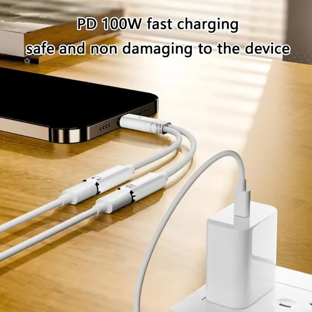 Adaptador Divisor USB C 2 em 1 - Laptop Accessories Macbook avaliação e preço