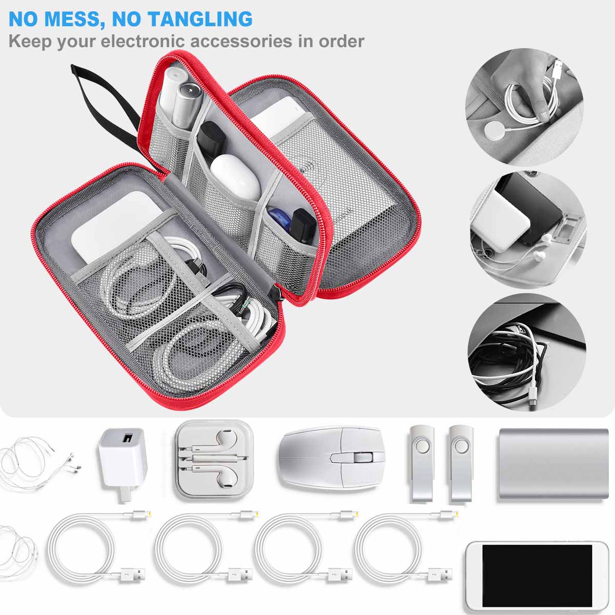 Organizador de Acessórios Elet - Laptop Electronics Accessories avaliação e preço