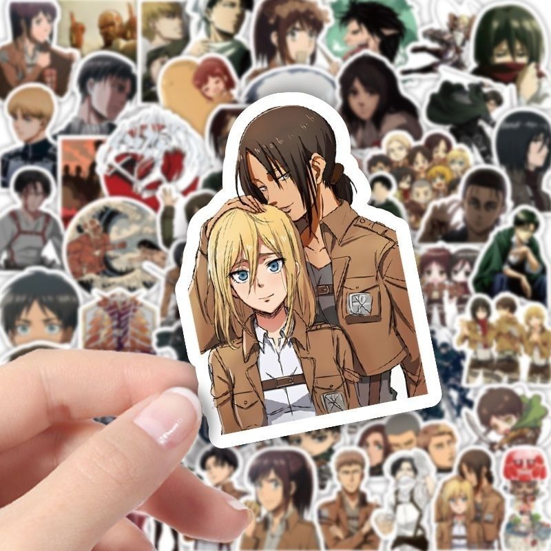 60 Adesivos de Anime Attack on - Laptop Related Accessories avaliação e preço