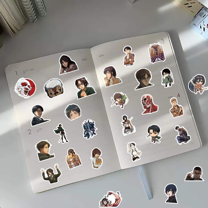 60 Adesivos de Anime Attack on - Laptop Related Accessories avaliação e preço