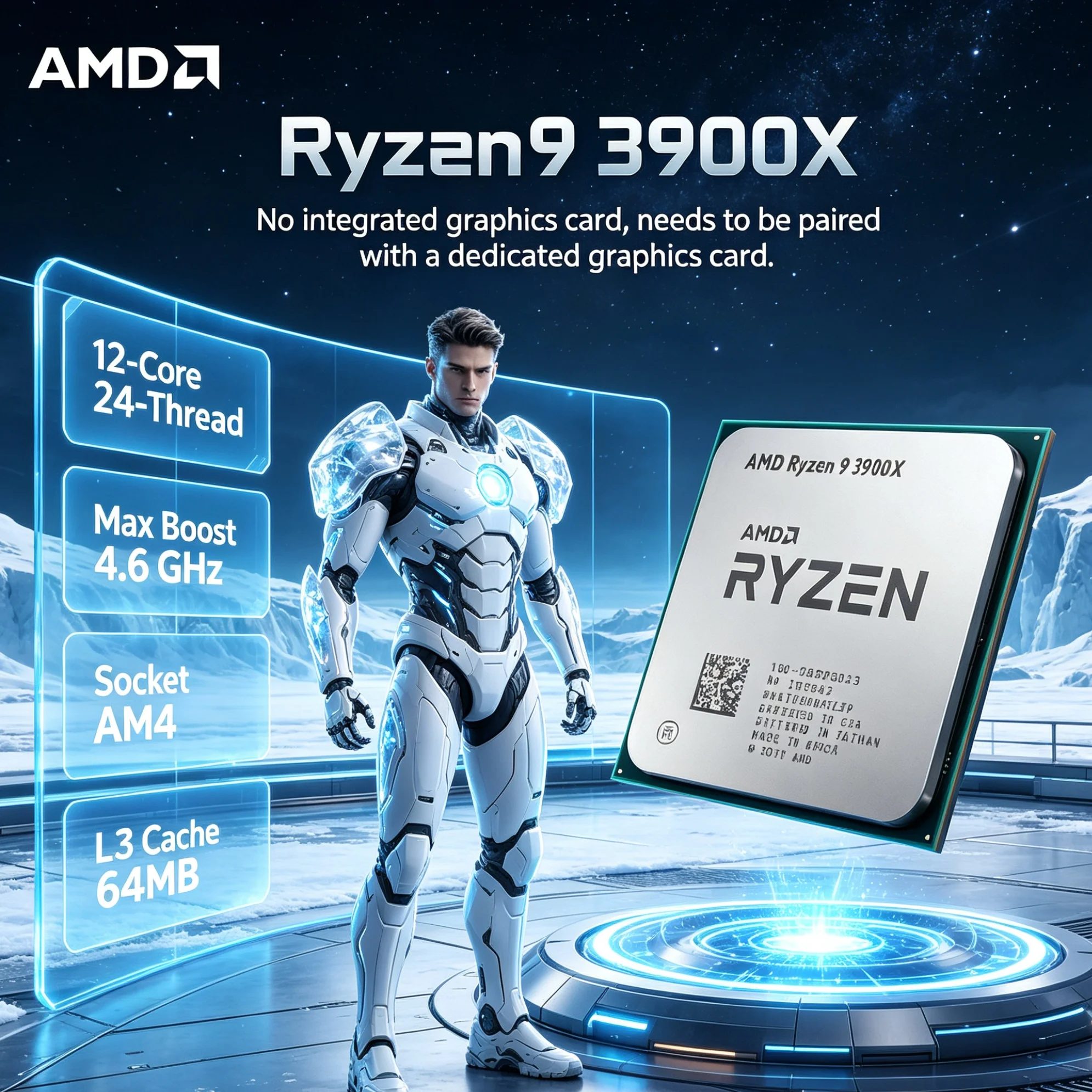 Processador AMD Ryzen 9 3900X  - Amd Cpu Ryzen 9 avaliação e preço