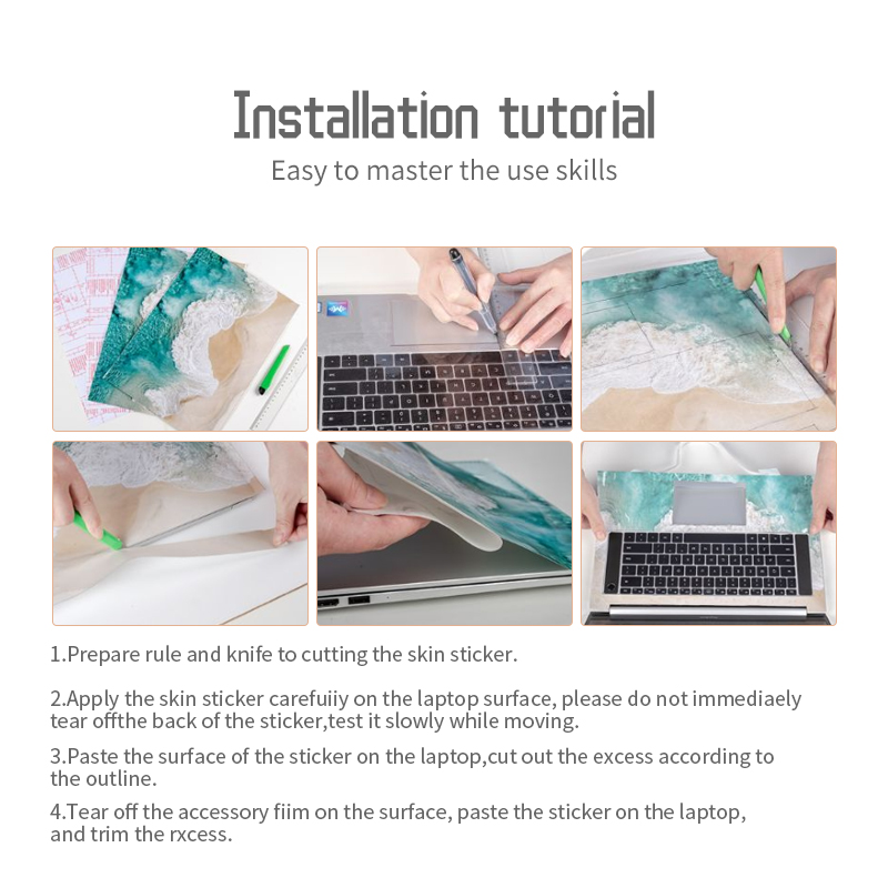 Diy portátil skins adesivos no - Laptop Accessories Msi avaliação e preço