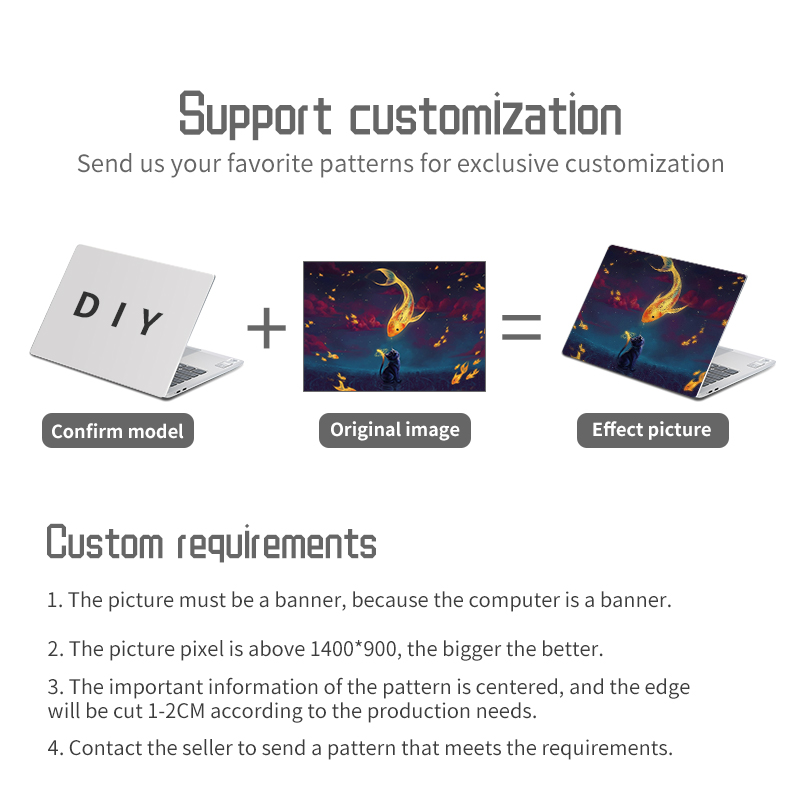 Diy portátil skins adesivos no - Laptop Accessories Msi avaliação e preço