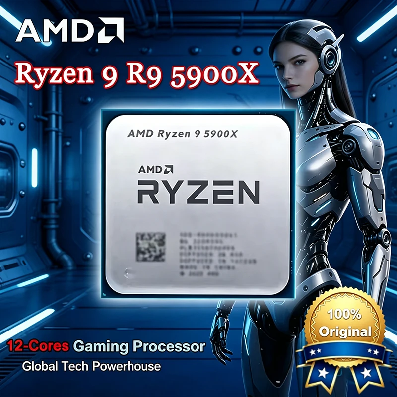 Processador AMD Ryzen 9 5900X  - Amd Cpu Ryzen 9 avaliação e preço