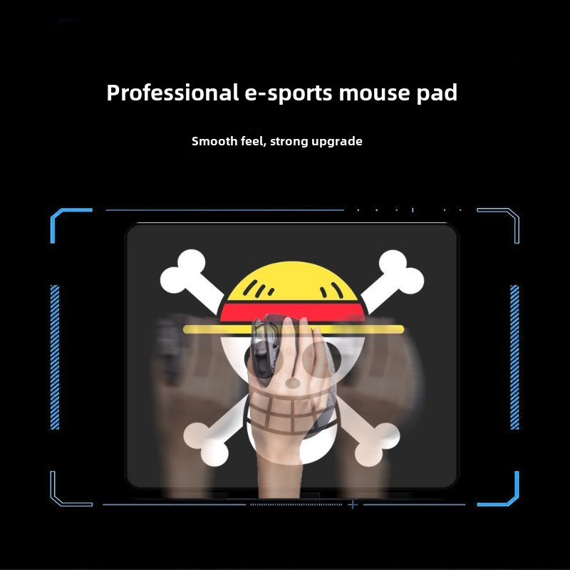 Mouse pad de caveira luffy, pe - Laptop Related Accessories avaliação e preço