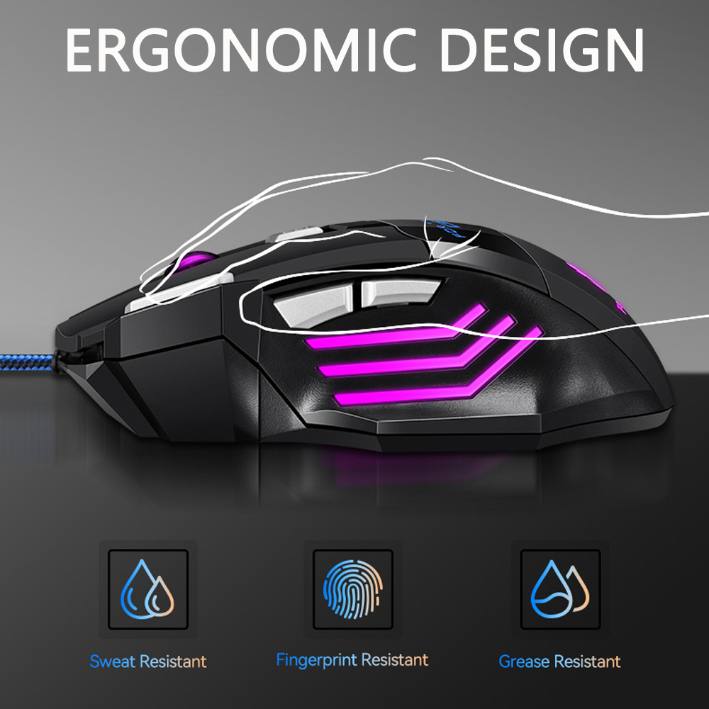 KEBIDUMEI Mouse para jogos com - Laptop Electronics Accessories avaliação e preço